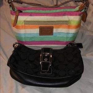 Lot of 2 Coach purses